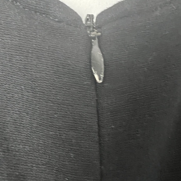 LAVIA Black Made In Italy Fit & Flare Sleeveless Ponte Knit Skater Dress Size 8 - Picture 8 of 11